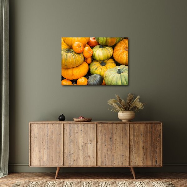 Obraz - Podzimní dýně (70x50 cm)