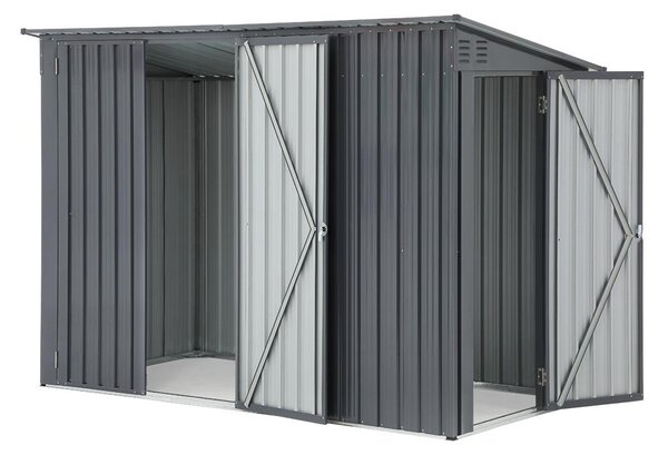 Zahradní domek na nářadí Avenberg 2,43 × 1,12 m antracit