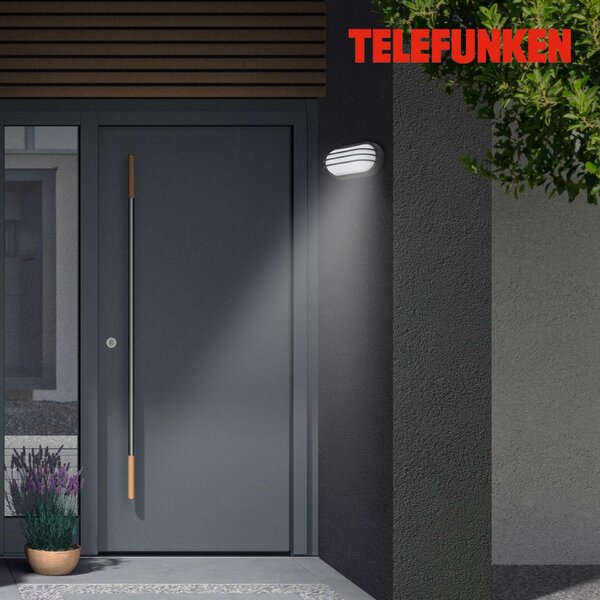 BRILONER TELEFUNKEN LED venkovní svítidlo 24 cm 12W 1200lm černá TF 315605TF