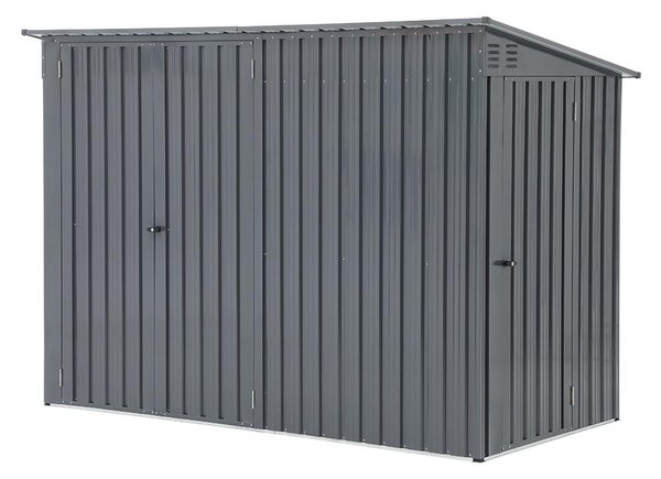 Zahradní domek na nářadí Avenberg 2,43 × 1,12 m antracit