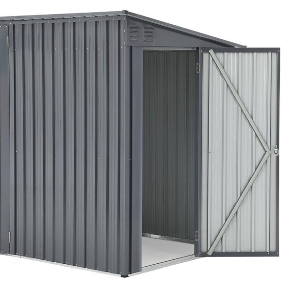 Zahradní domek na nářadí Avenberg 2,43 × 1,12 m antracit