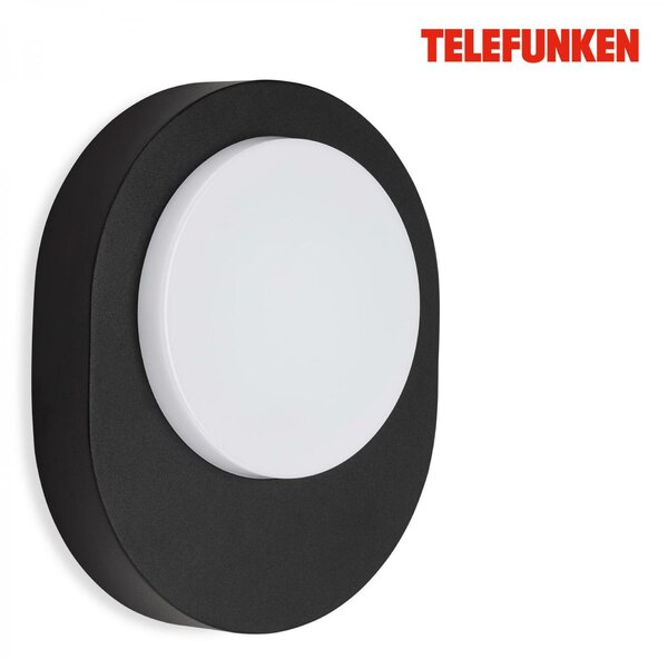 BRILONER TELEFUNKEN LED venkovní svítidlo 24,4 cm 8W 800lm černá TF 312005TF