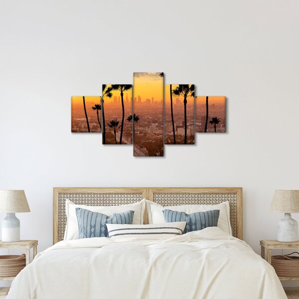 Obraz - Panorama Los Angeles (125x70 cm)