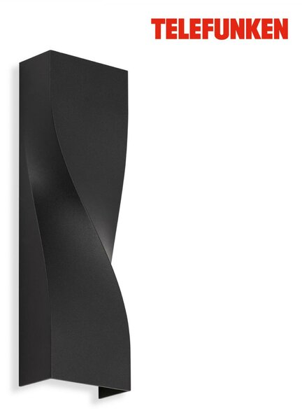 BRILONER TELEFUNKEN LED venkovní svítidlo 26 cm 2x5,5W 550lm černá TF 312705TF