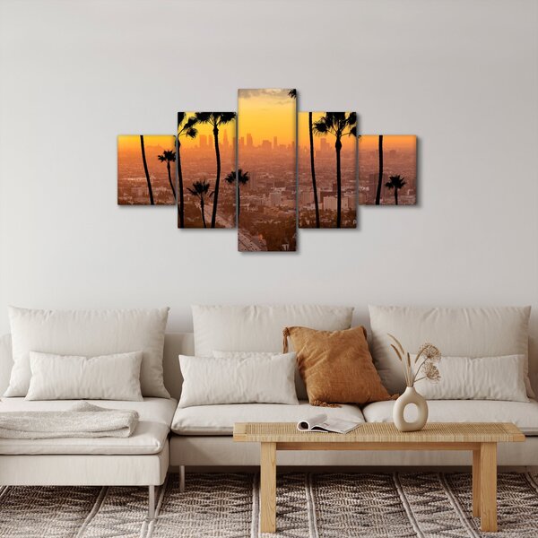 Obraz - Panorama Los Angeles (125x70 cm)