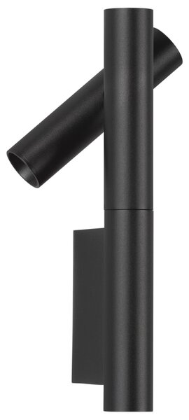 Nova Luce Černé kovové nástěnné LED světlo Arco