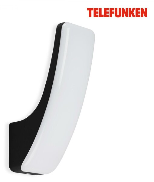 BRILONER TELEFUNKEN LED venkovní svítidlo 26,3 cm 15W 1800lm černá TF 311605TF