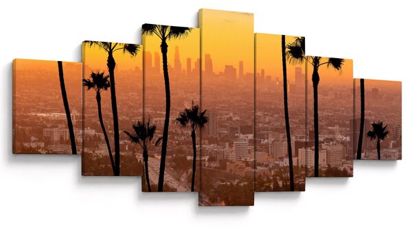 Obraz - Panorama Los Angeles (210x100 cm)