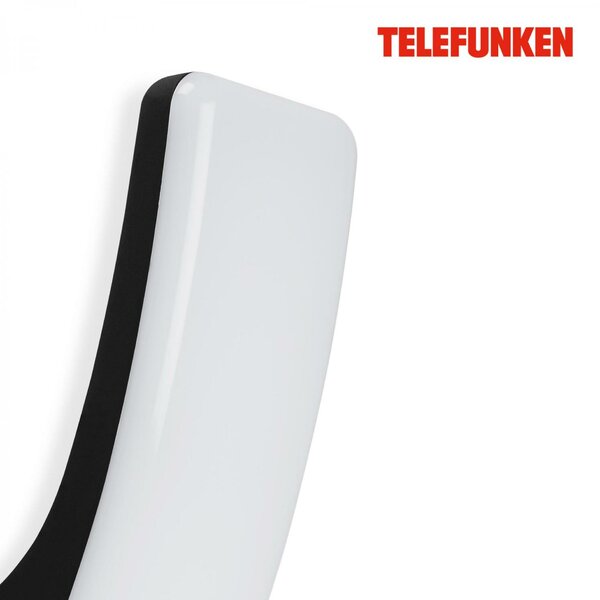 BRILONER TELEFUNKEN LED venkovní svítidlo 26,3 cm 15W 1800lm černá TF 311605TF