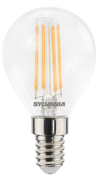 LED žárovka Sylvania ToLEDo RT Ball V5 CL DIM 470lm 827 E14 SL