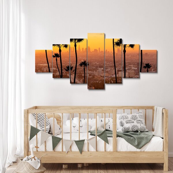 Obraz - Panorama Los Angeles (210x100 cm)