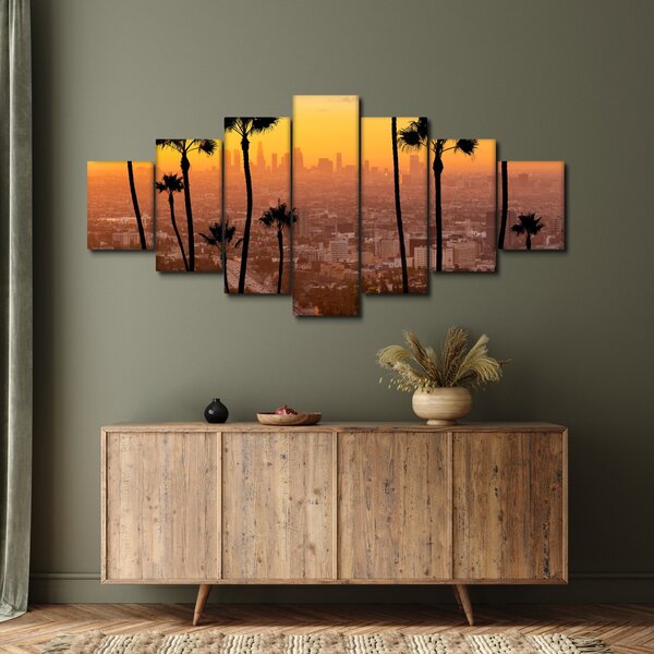 Obraz - Panorama Los Angeles (210x100 cm)