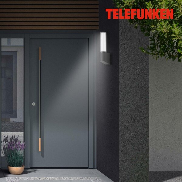 BRILONER TELEFUNKEN LED venkovní svítidlo 33,2 cm 8W 850lm černá TF 311305TF
