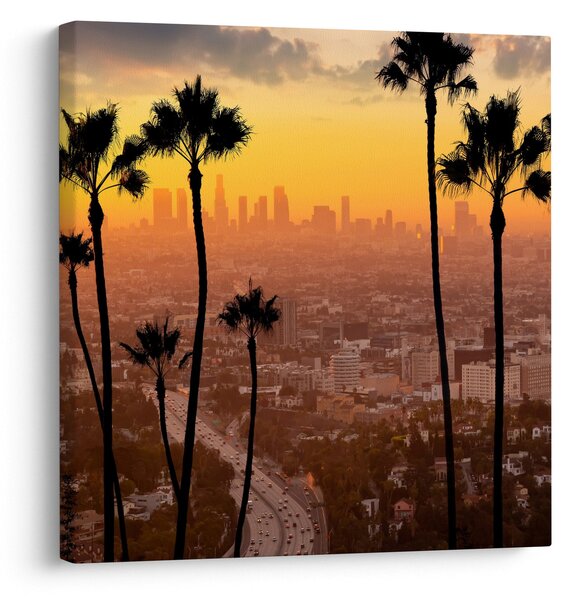 Obraz - Panorama Los Angeles (30x30 cm)
