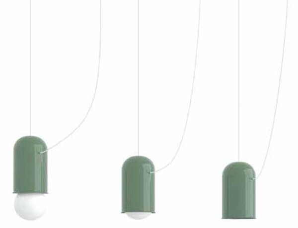 Lucis Capsule E27 závěsné svítidlo 270 mmČerná