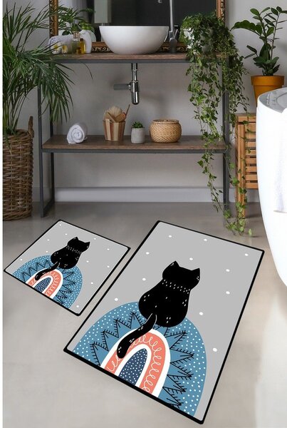 Koupelnové předložky v sadě 2 ks 60x100 cm Waiten – Foutastic