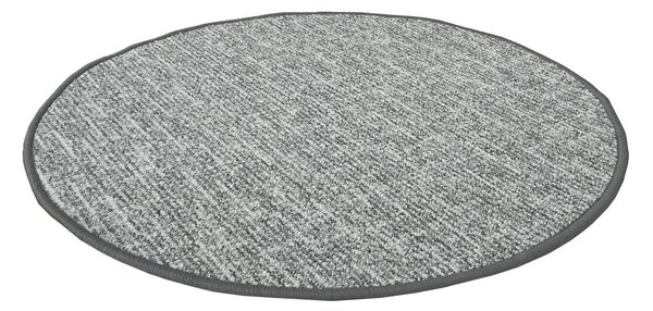 Vopi, Kusový koberec Alassio šedý kruh, 67x67 (průměr) kruh, šedá, chodba / předsíň