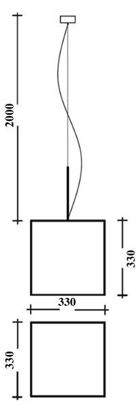 Lucis Izar C LED závěsné svítidlo Ø250mm4000K