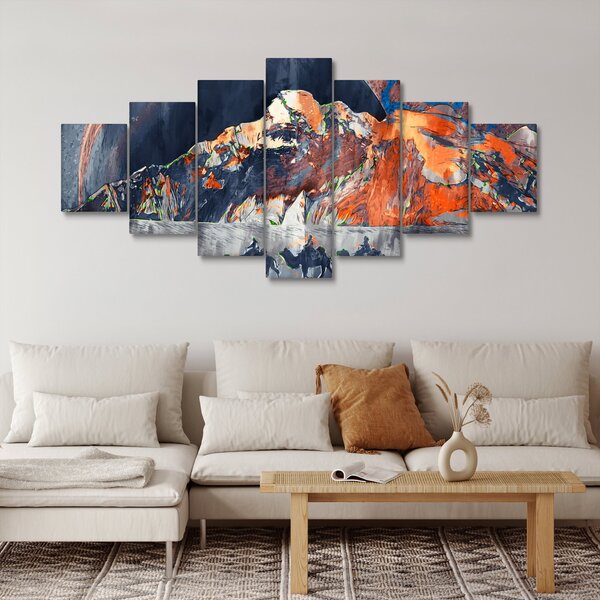 Obraz - Ilustrace potníků (210x100 cm)