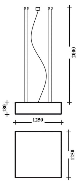 Lucis Izar B Max LED závěsné svítidlo Ø900mm3000K