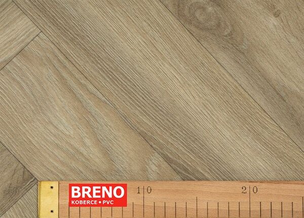 Breno PVC SOHO Laurel Oak 116L - světlé parkety, šíře 100 cm