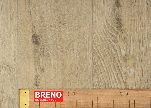 Breno PVC ATLANTIC Stratford Oak 236L - světlé dřevo, šíře 100 cm