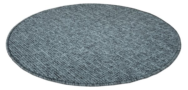 Vopi, Kusový koberec Alassio modrošedý kruh, 80x80 (průměr) kruh, modrá, obývací pokoj