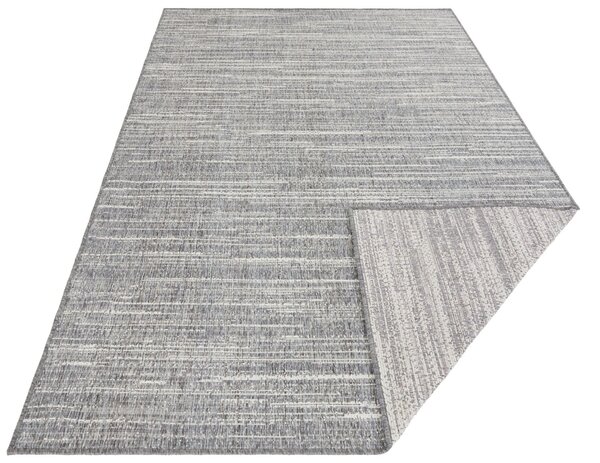 ELLE Decoration, Kusový koberec Gemini 105543 Silver z kolekce Elle – na ven i na doma, 120x170, šedá, chodba / předsíň