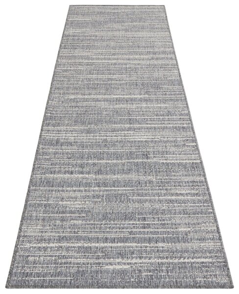 ELLE Decoration, Kusový koberec Gemini 105543 Silver z kolekce Elle – na ven i na doma, 120x170, šedá, chodba / předsíň