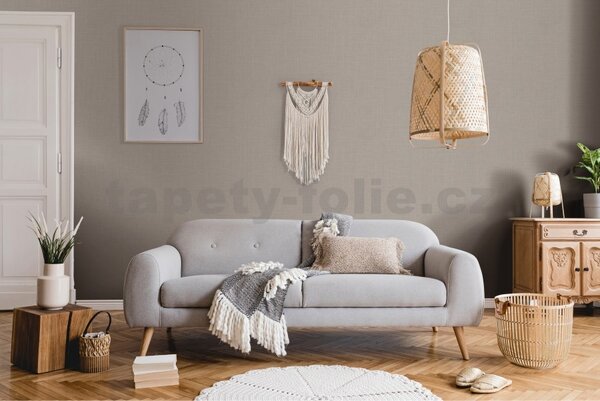 Vliesové tapety na zeď IMPOL Luna 10099-02, textilní struktura krémová, rozměr 10,05 m x 0,53 m, ERISMANN