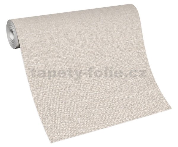 Vliesové tapety na zeď IMPOL Luna 10099-02, textilní struktura krémová, rozměr 10,05 m x 0,53 m, ERISMANN
