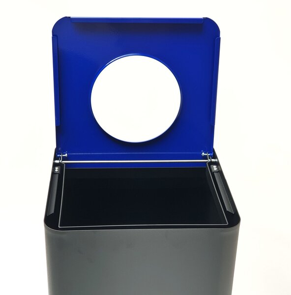 Odpadkový koš na tříděný odpad Caimi Brevetti Centolitri 100 L, modrý