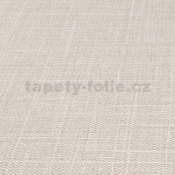 Vliesové tapety na zeď IMPOL Luna 10099-02, textilní struktura krémová, rozměr 10,05 m x 0,53 m, ERISMANN