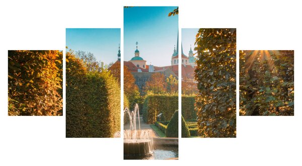 Obraz - Valdštejnský palác (125x70 cm)
