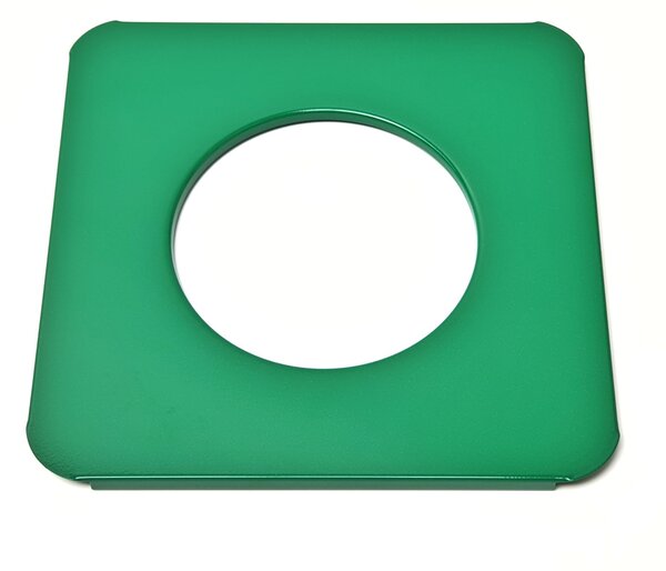 Caimi Brevetti odpadkový koš na tříděný odpad CENTOLITRI LOCK, 100 L, zelené víko