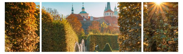 Obraz - Valdštejnský palác (170x50 cm)
