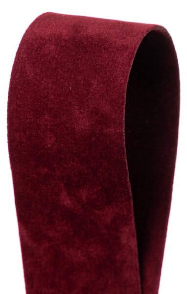 Serviteur Sametová stuha Burgundy 2,5 cm - 7 m SRT105