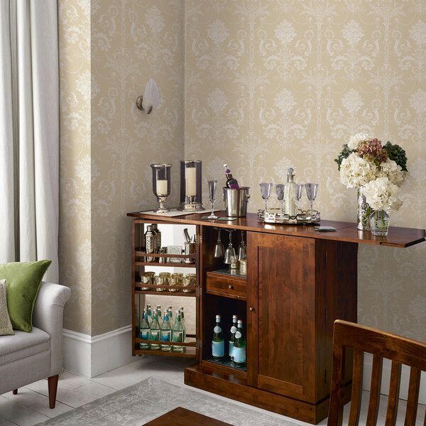 Zámecká vliesová tapeta na zeď, béžová, 113384, Laura Ashley Signature