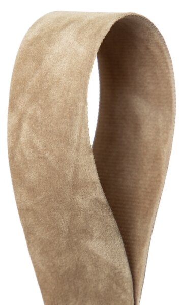 Serviteur Sametová stuha Beige 2,5 cm - 7 m SRT103