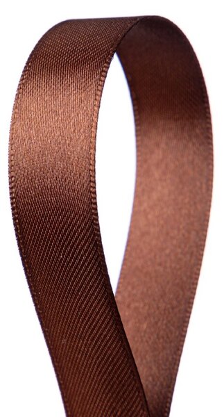 Serviteur Saténová stuha Brown 1,5 cm - 50 m SRT106
