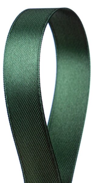 Serviteur Saténová stuha Dark Green 1,5 cm - 50 m SRT107