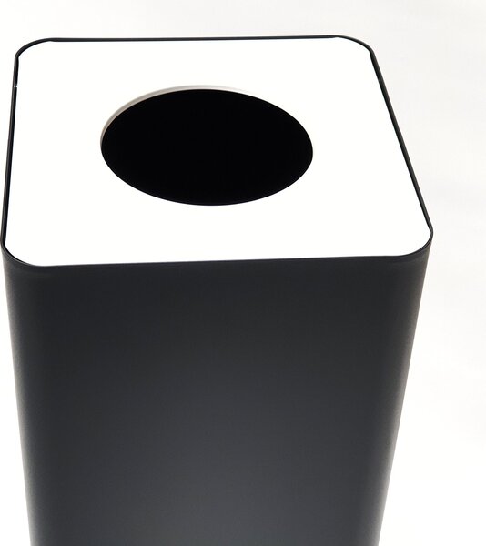 Odpadkový koš na tříděný odpad Caimi Brevetti Centolitri 100 L, bílý