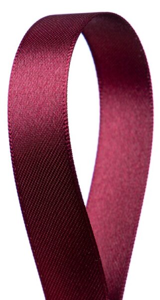 Serviteur Saténová stuha Burgundy 1,5 cm - 50 m SRT109
