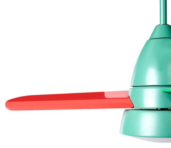 Stropní ventilátor se světlem STRAWBERRY s dálkovým ovládáním Pestrá