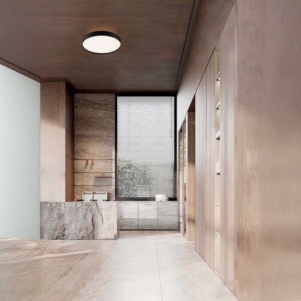 Nova Luce Roi LED stropní svítidlo Ø40CMČerná