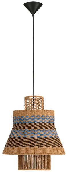 Nova Luce Modré závěsné světlo Copos 40 cm