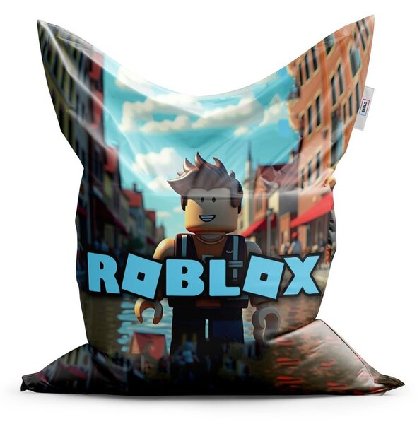 Sedací vak Classic Roblox město - dětský, barevná