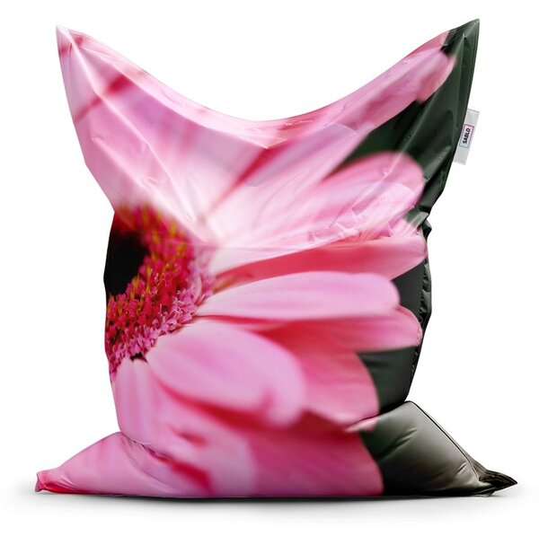 Sedací vak Classic růžová gerbera - dětský, růžová
