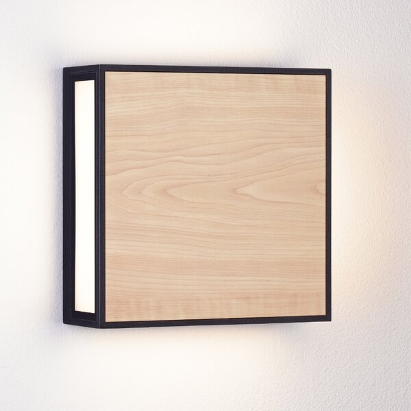 Černé kovové venkovní nástěnné LED světlo Nova Luce Astral II. 22 cm