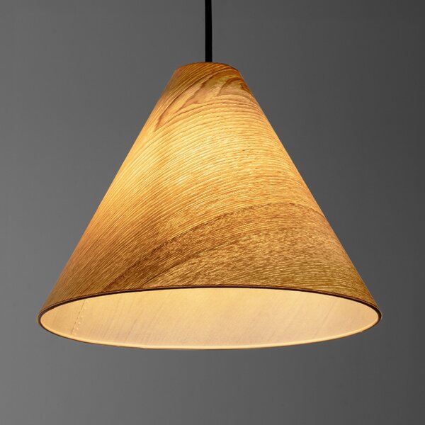 Dřevěné závěsné světlo Nova Luce Elysian 30 cm